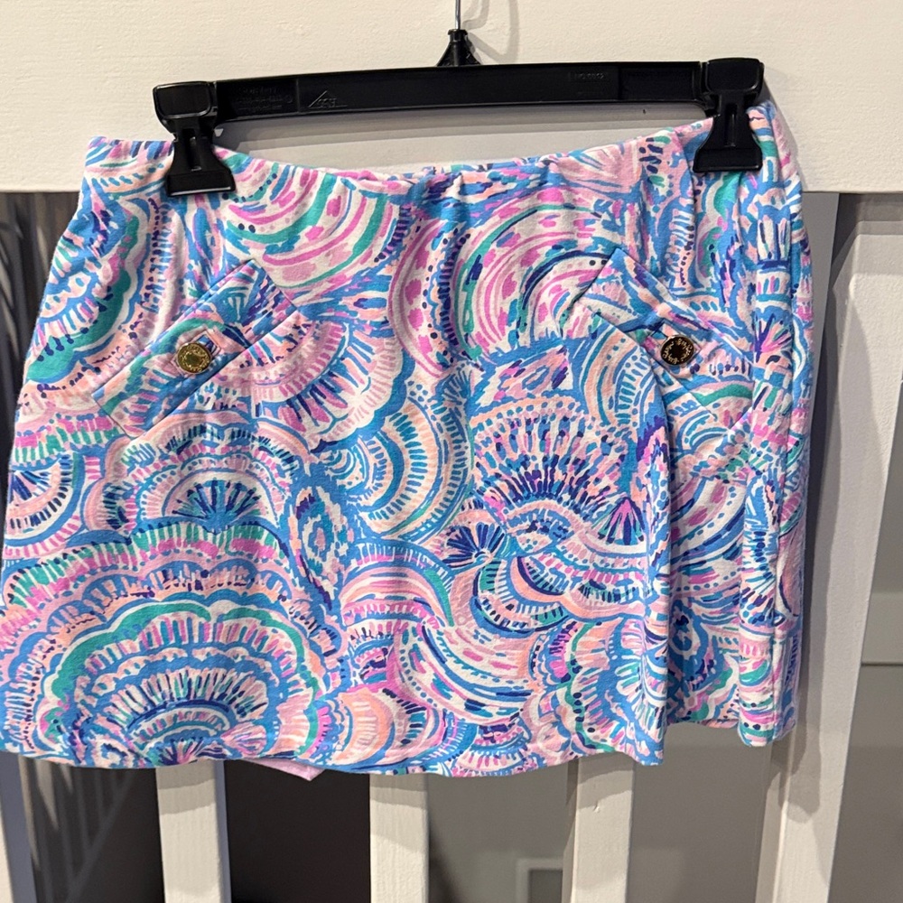 Lilly Pulitzer Madison Skort “Happy as a Clam” pattern